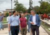 Villa Ocampo: El intendente recibió a autoridades provinciales para recorrer obras