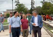 Villa Ocampo: El intendente recibió a autoridades provinciales para recorrer obras