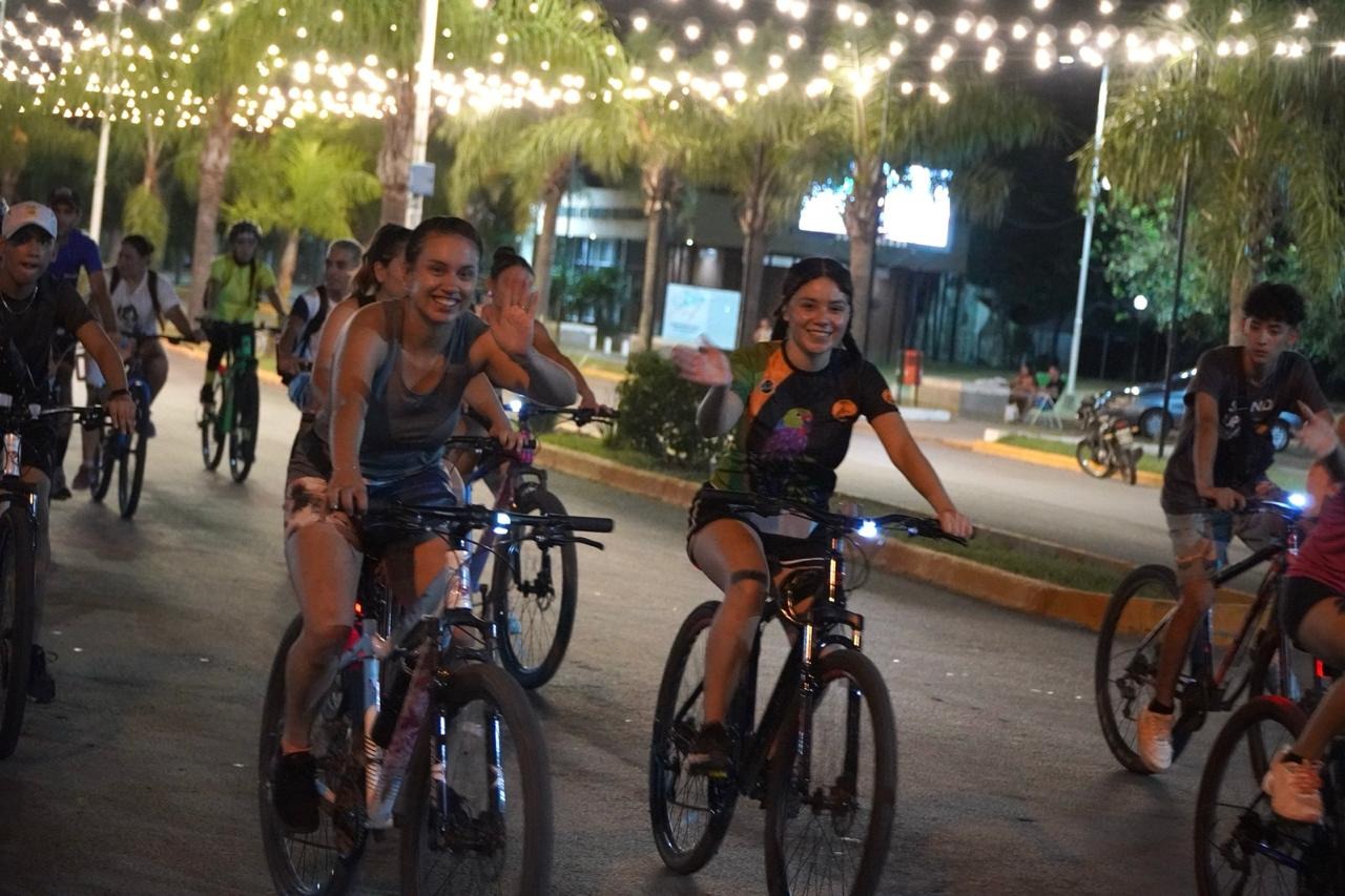 bicicleteada nocturna
