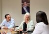 Villa Ocampo: Recibieron en el Palacio Municipal a María Adela Ledesma F. Ocampo, bisnieta del Fundador de la ciudad