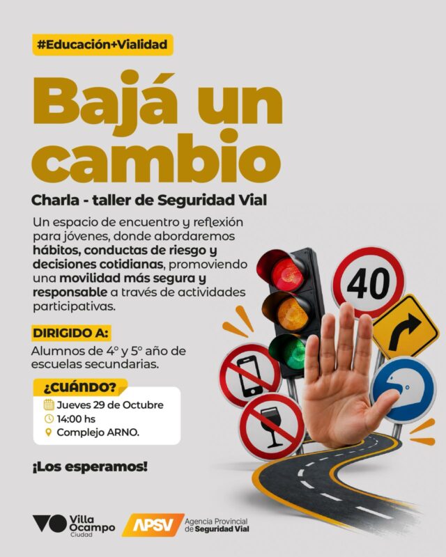 charla taller seguridad vial