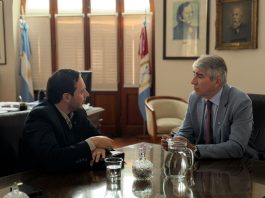 El intendente ocampense Cristian Marega desarrolló una intensa agenda de gestiones ante el gobierno provincial en Santa Fe
