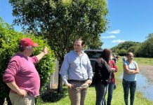 Villa Ocampo: El intendente Cristian Marega recorrió el barrio El Talar para acompañar a los vecinos