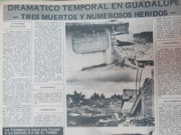 A 50 años de una tragedia que enlutó a Guadalupe Norte