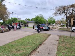 Villa Ocampo: Una motociclista fue trasladada al hospital tras un choque