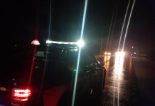 Las Toscas: Una mujer despistó con su automóvil en el acceso sur