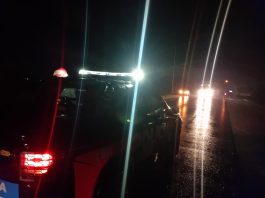 Las Toscas: Una mujer despistó con su automóvil en el acceso sur