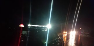 Las Toscas: Una mujer despistó con su automóvil en el acceso sur