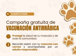 Las Toscas realizará una nueva jornada gratuita de vacunación antirrábica