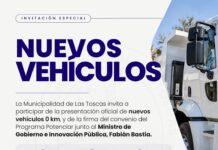 Las Toscas: Presentación Oficial de nuevos vehículos 0 KM y firma del convenio Potenciar